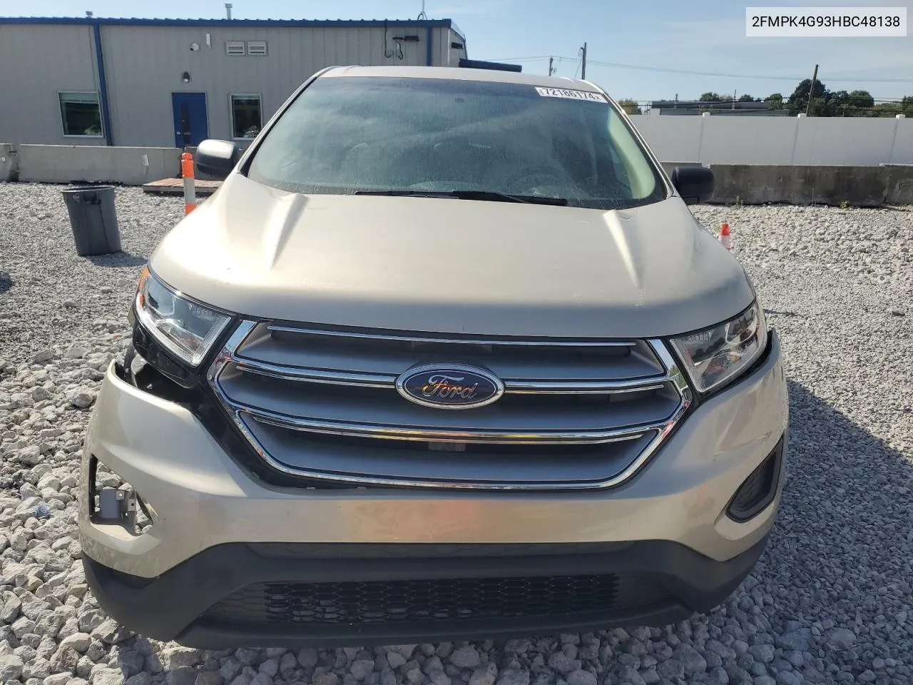 2017 Ford Edge Se VIN: 2FMPK4G93HBC48138 Lot: 72186174