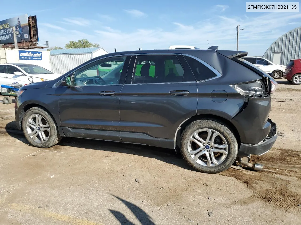 2FMPK3K97HBB21135 2017 Ford Edge Titanium