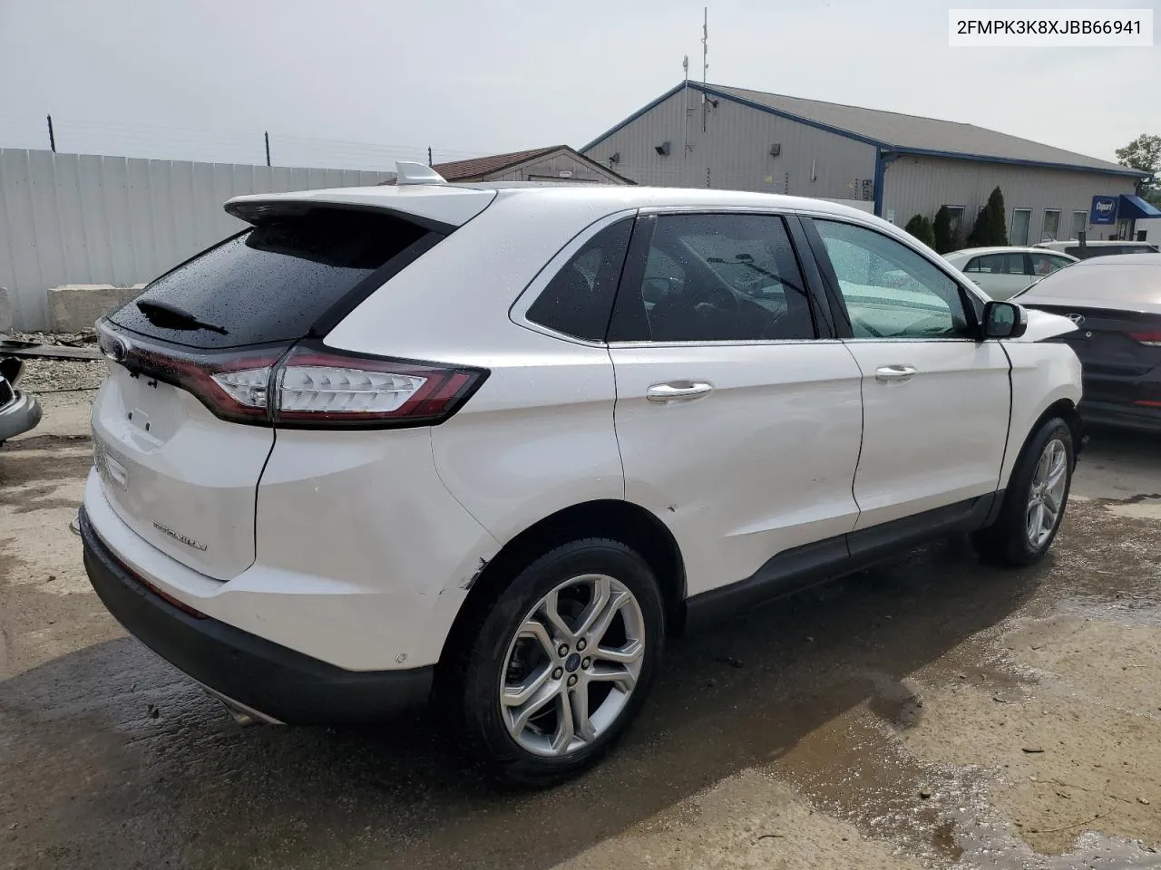 2018 Ford Edge Titanium VIN: 2FMPK3K8XJBB66941 Lot: 68941594