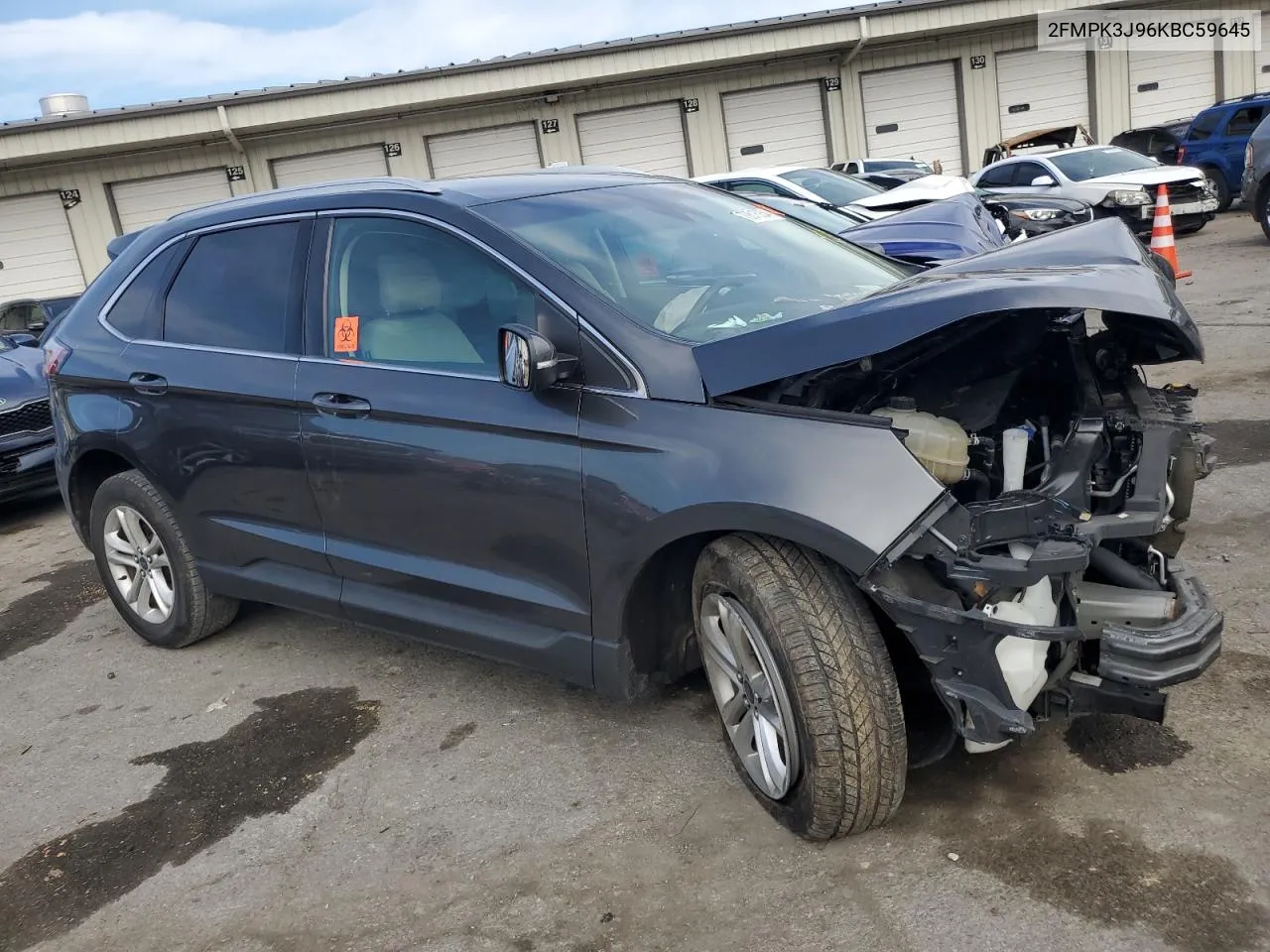 2019 Ford Edge Sel VIN: 2FMPK3J96KBC59645 Lot: 70616254