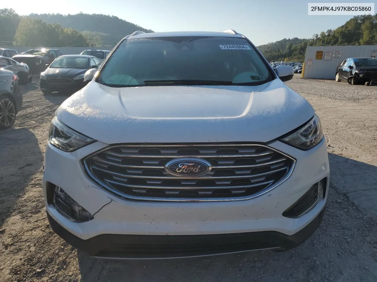 2019 Ford Edge Sel VIN: 2FMPK4J97KBC05860 Lot: 72445904