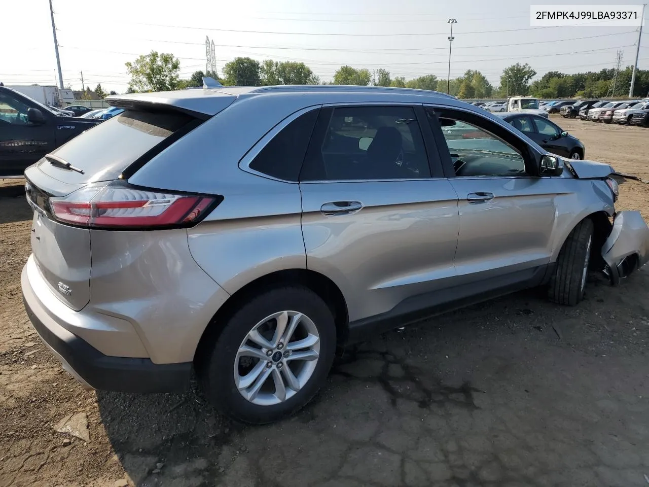 2020 Ford Edge Sel VIN: 2FMPK4J99LBA93371 Lot: 70041154