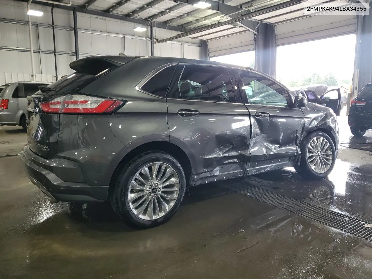 2020 Ford Edge Titanium VIN: 2FMPK4K94LBA34355 Lot: 71558574