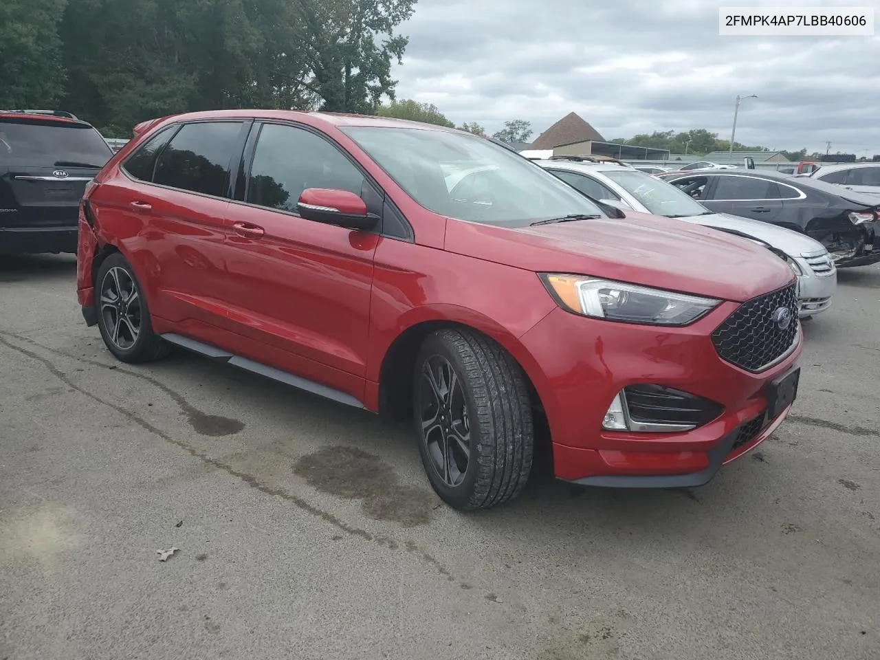 2020 Ford Edge St VIN: 2FMPK4AP7LBB40606 Lot: 72179714