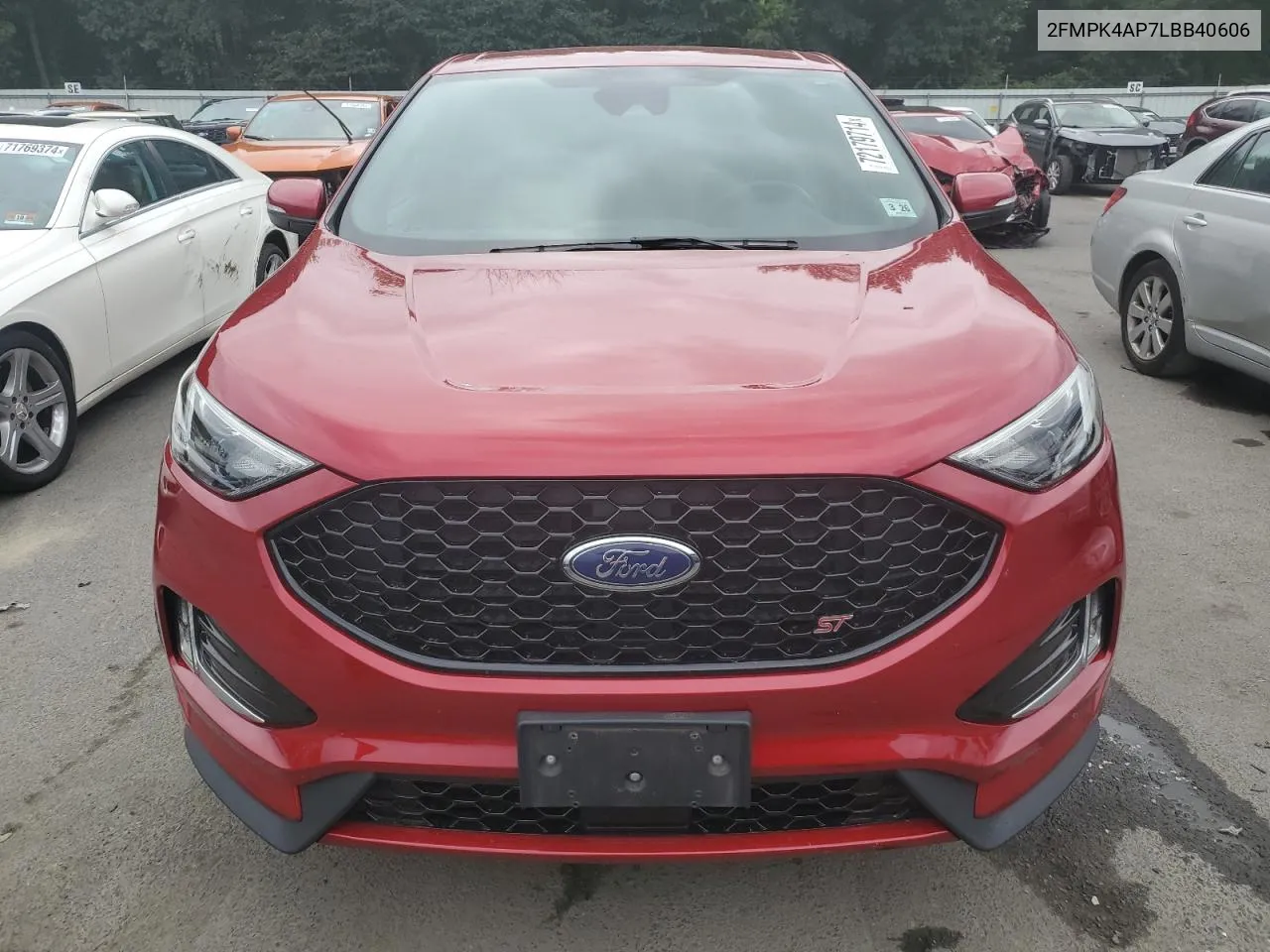 2020 Ford Edge St VIN: 2FMPK4AP7LBB40606 Lot: 72179714