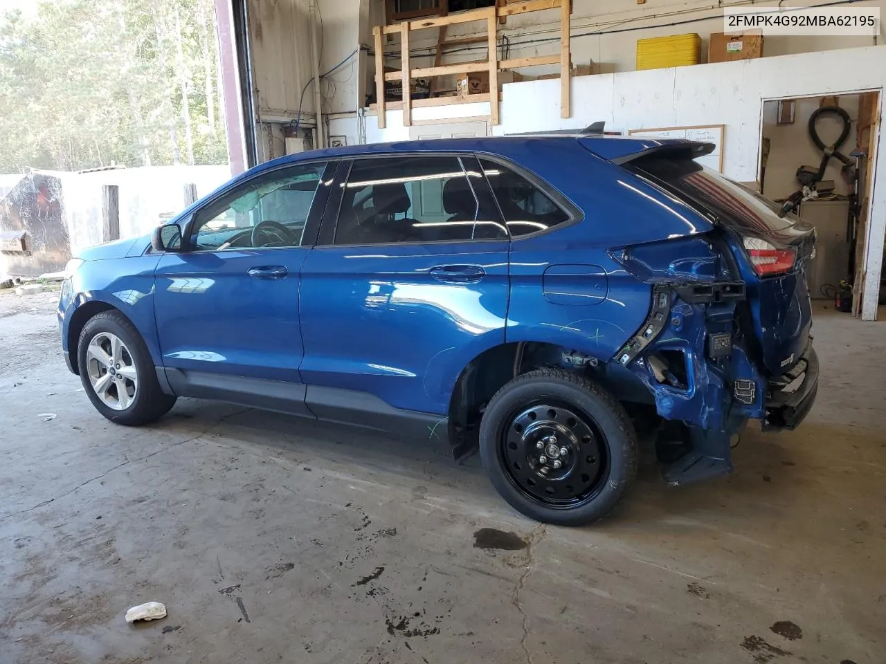 2021 Ford Edge Se VIN: 2FMPK4G92MBA62195 Lot: 72363984