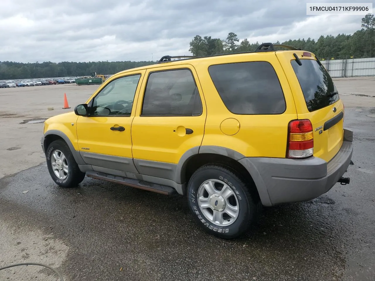 2001 Ford Escape Xlt VIN: 1FMCU04171KF99906 Lot: 71418484