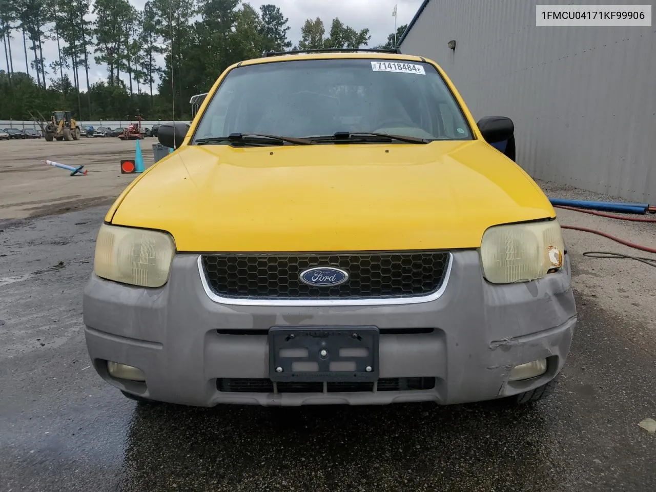 2001 Ford Escape Xlt VIN: 1FMCU04171KF99906 Lot: 71418484