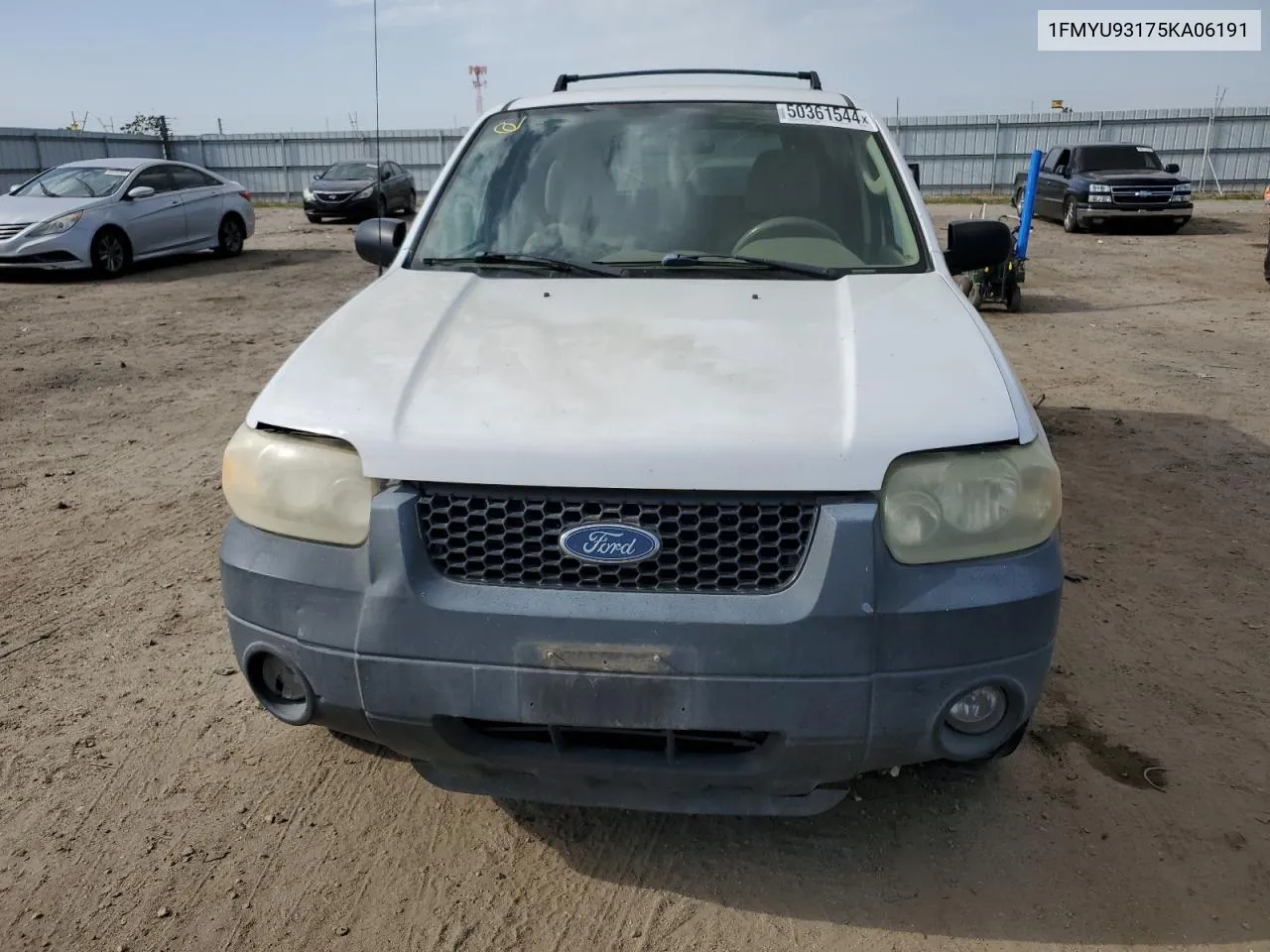 2005 Ford Escape Xlt VIN: 1FMYU93175KA06191 Lot: 50361544