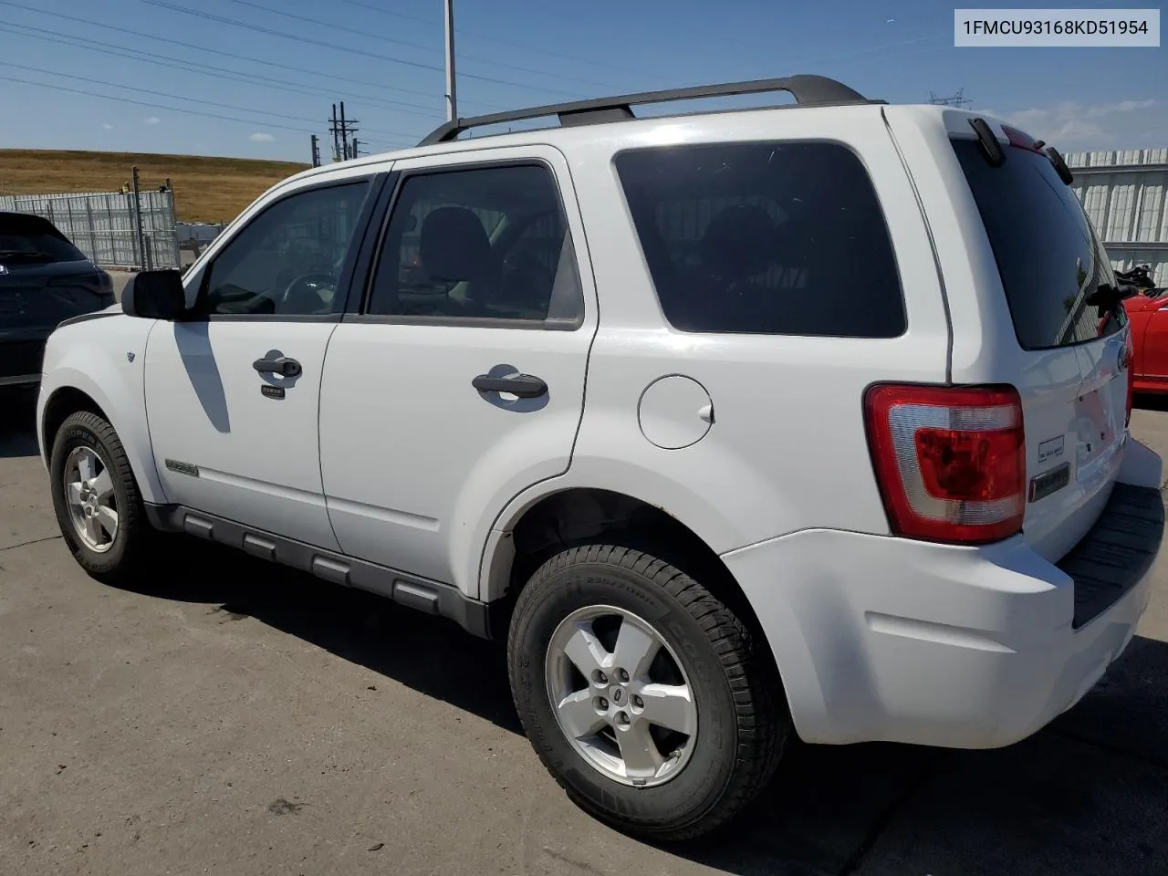 2008 Ford Escape Xlt VIN: 1FMCU93168KD51954 Lot: 71547214