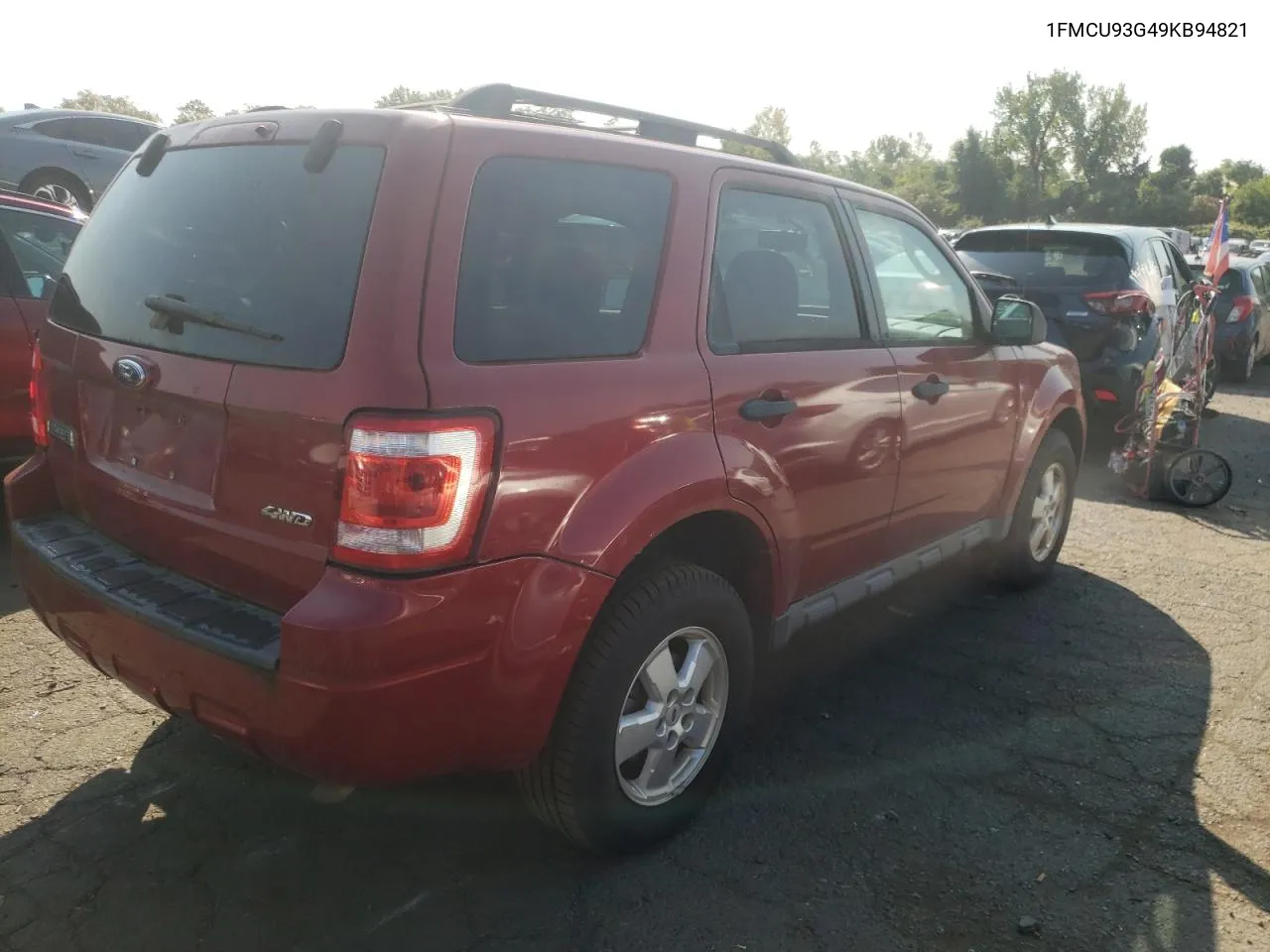 2009 Ford Escape Xlt VIN: 1FMCU93G49KB94821 Lot: 71091364