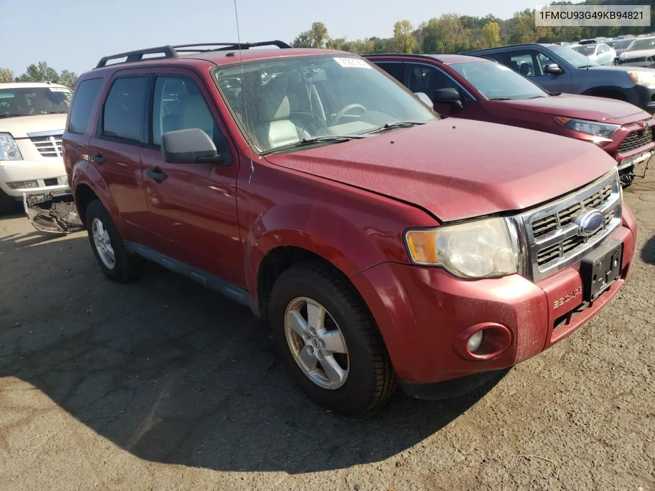 2009 Ford Escape Xlt VIN: 1FMCU93G49KB94821 Lot: 71091364