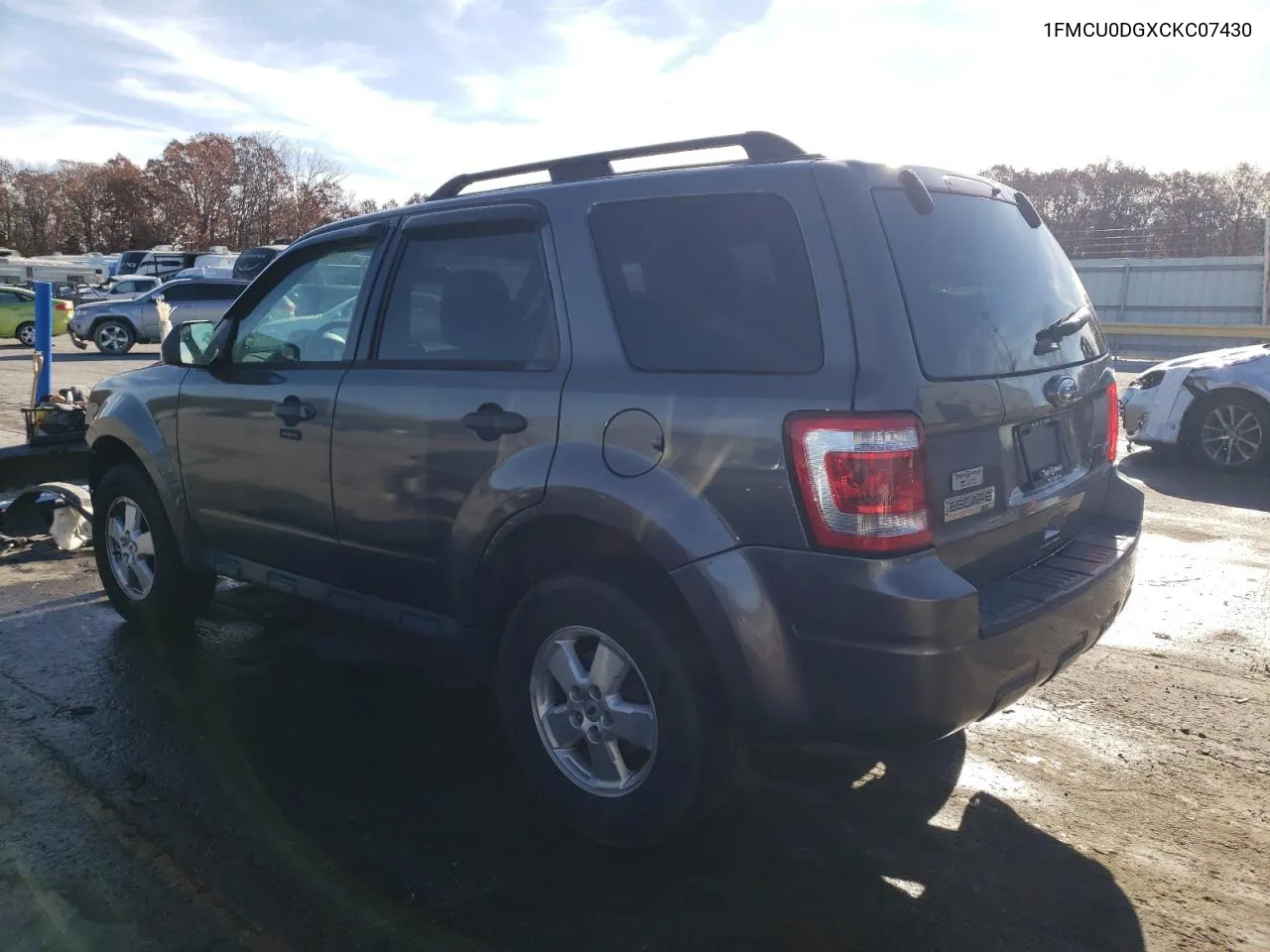 2012 Ford Escape Xlt VIN: 1FMCU0DGXCKC07430 Lot: 75731883