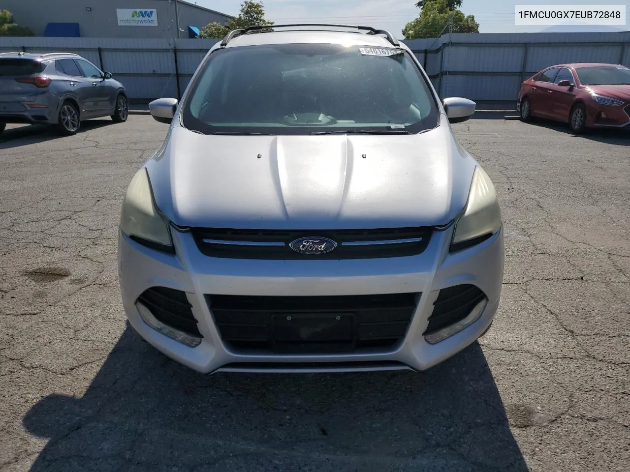 2014 Ford Escape Se VIN: 1FMCU0GX7EUB72848 Lot: 54616754