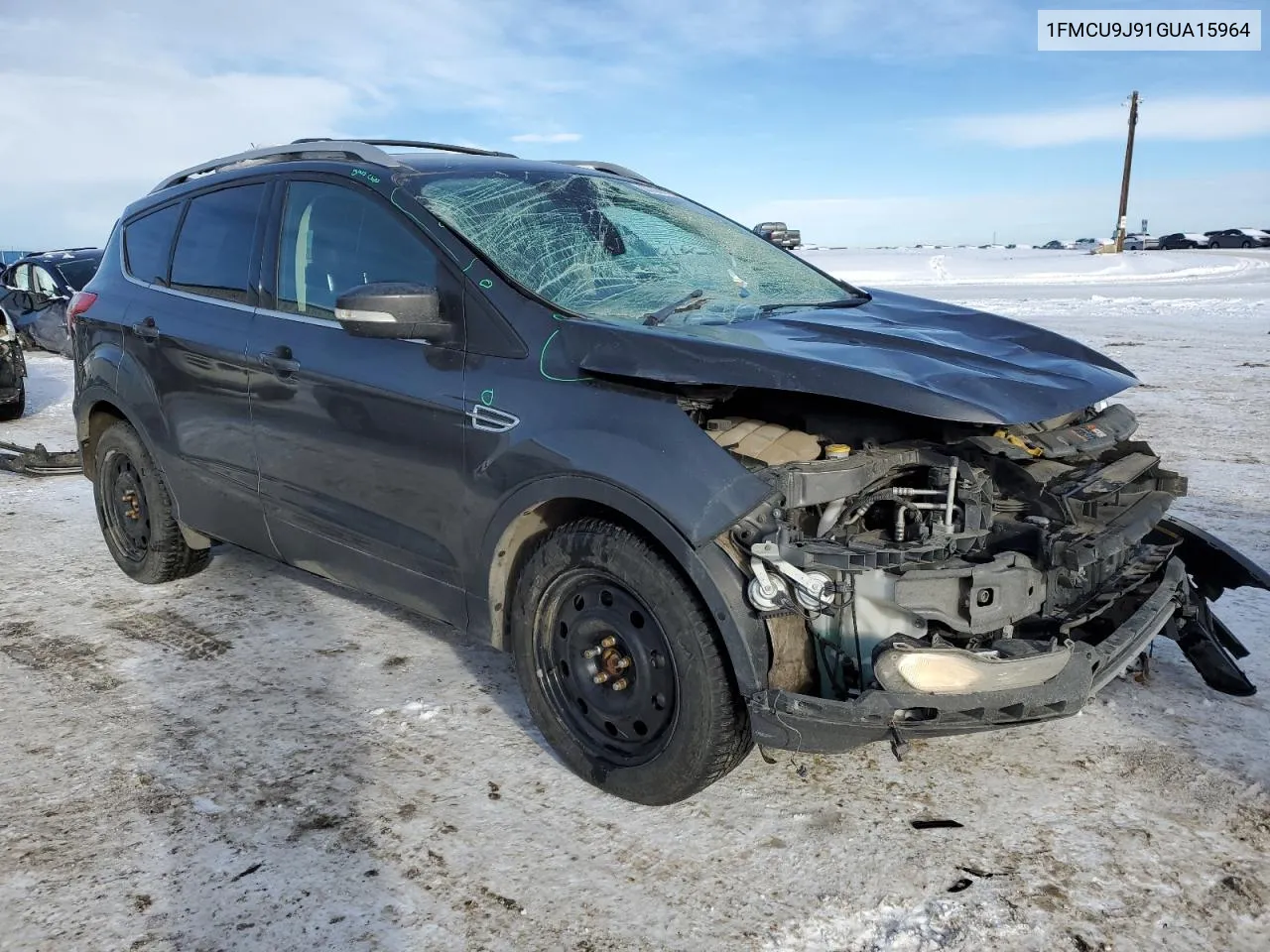 2016 Ford Escape Titanium VIN: 1FMCU9J91GUA15964 Lot: 37001154