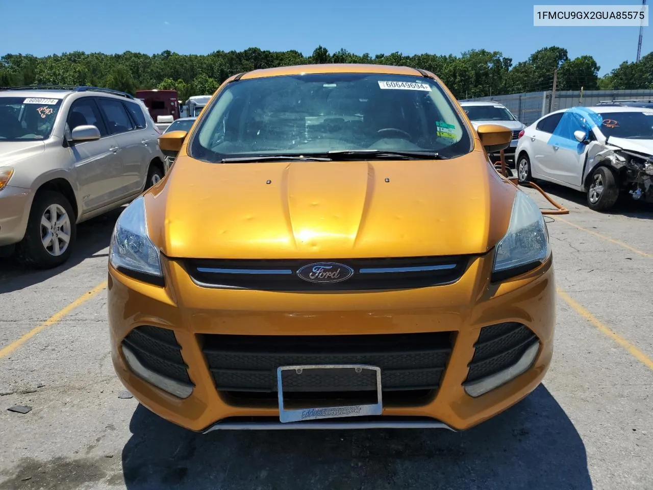 2016 Ford Escape Se VIN: 1FMCU9GX2GUA85575 Lot: 60649694