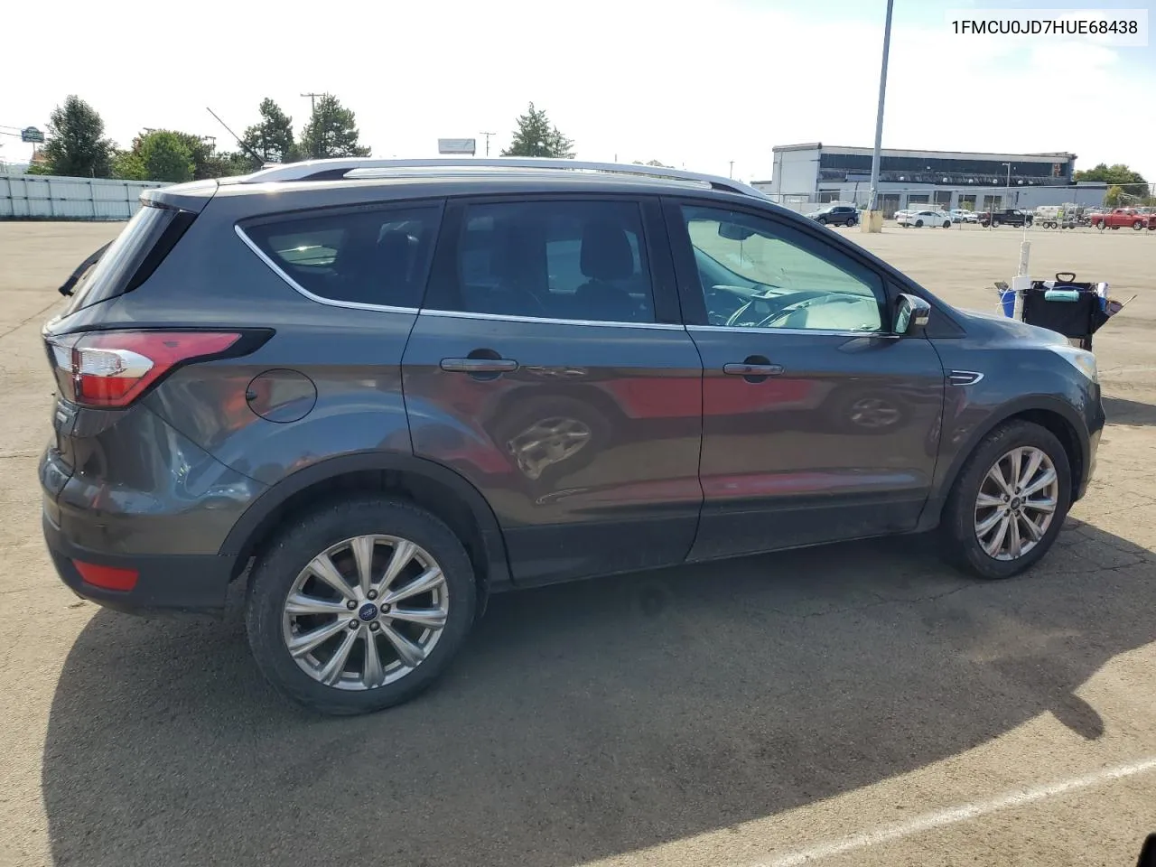 2017 Ford Escape Titanium VIN: 1FMCU0JD7HUE68438 Lot: 71234574