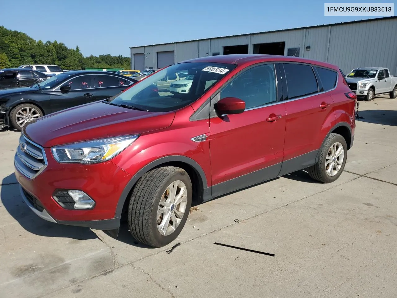 1FMCU9G9XKUB83618 2019 Ford Escape Se