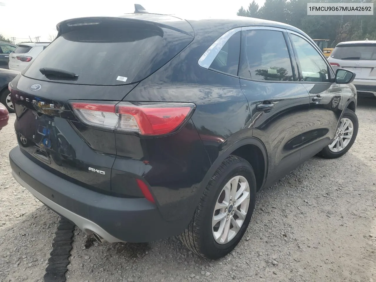 2021 Ford Escape Se VIN: 1FMCU9G67MUA42692 Lot: 68634944