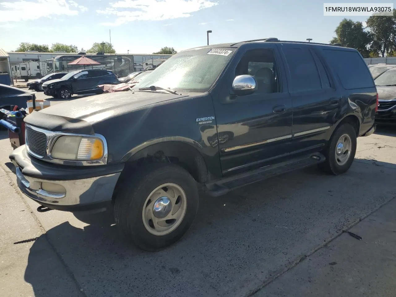 1998 Ford Expedition VIN: 1FMRU18W3WLA93075 Lot: 65663374