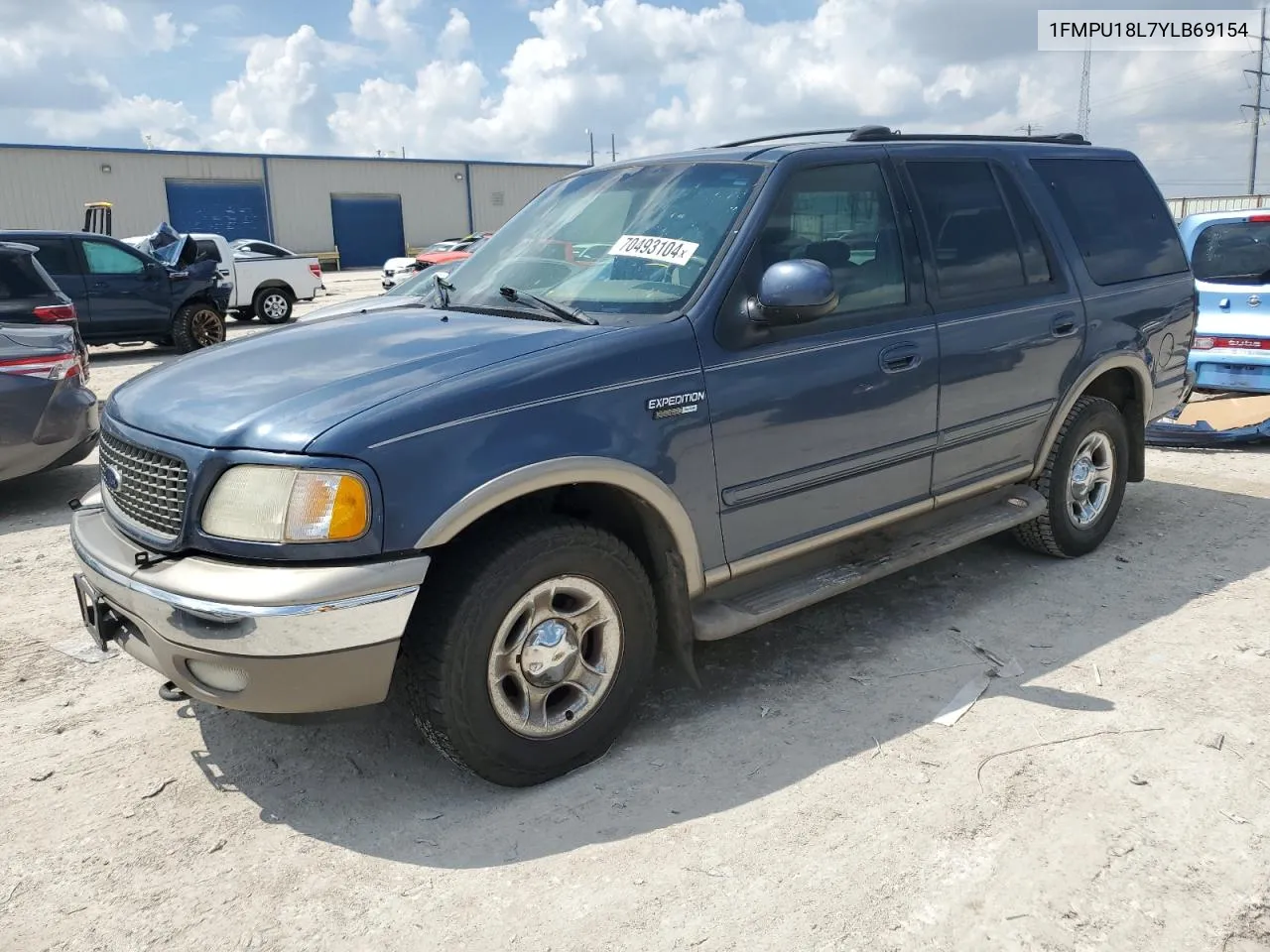 2000 Ford Expedition Eddie Bauer VIN: 1FMPU18L7YLB69154 Lot: 70493104