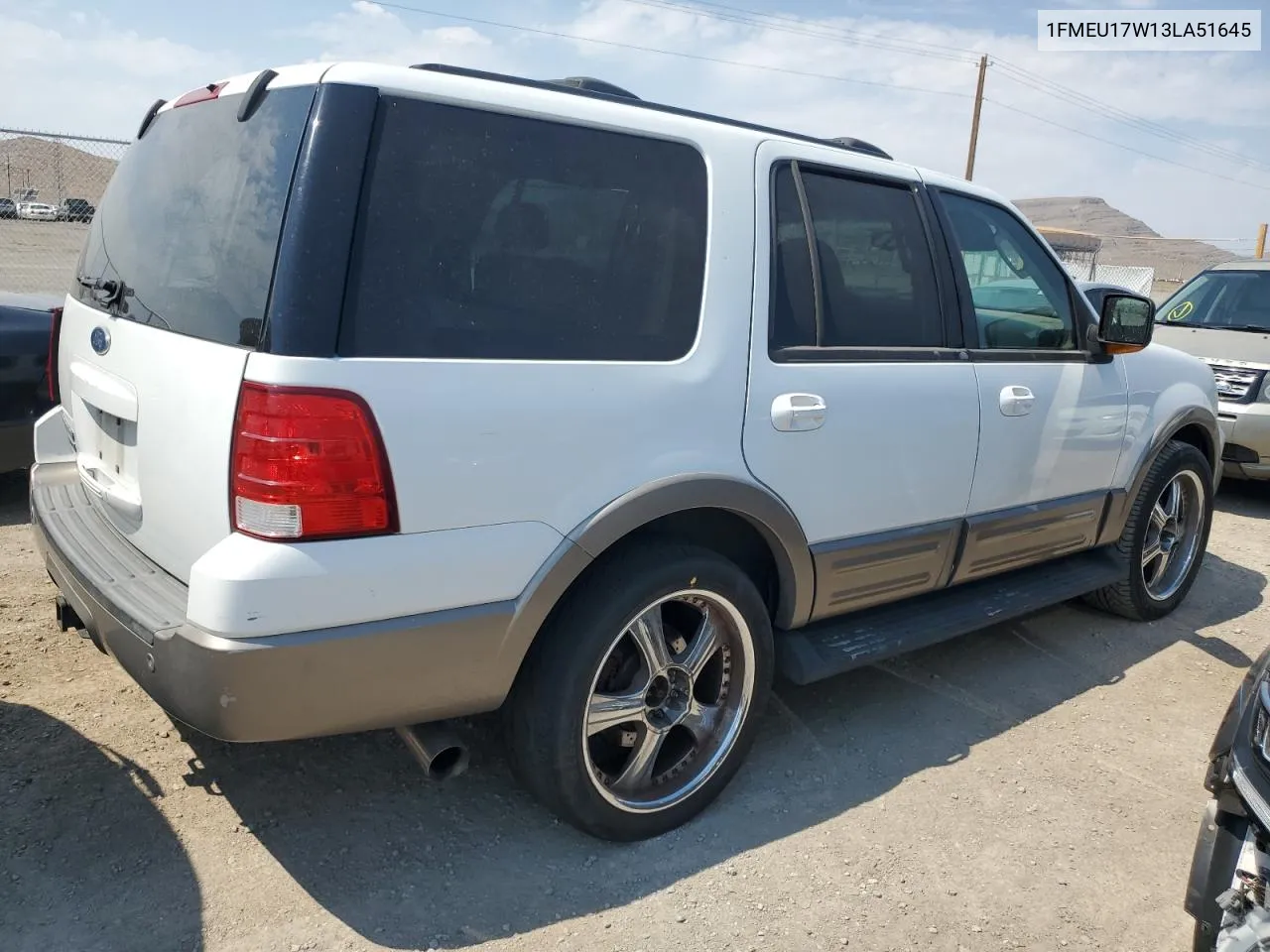 1FMEU17W13LA51645 2003 Ford Expedition Eddie Bauer