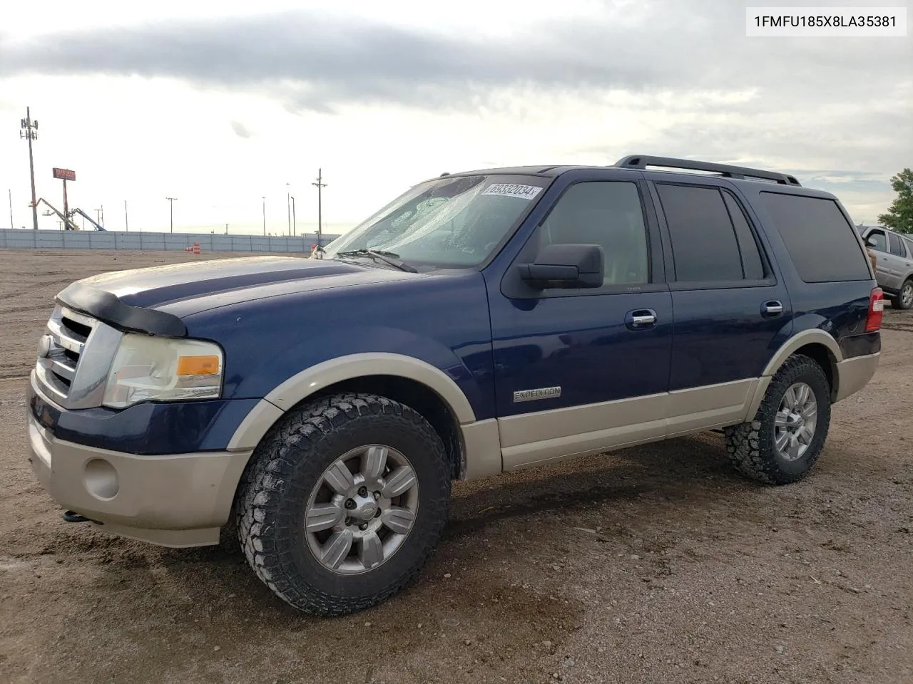 2008 Ford Expedition Eddie Bauer VIN: 1FMFU185X8LA35381 Lot: 69332034