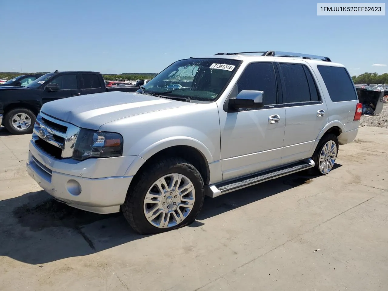 2012 Ford Expedition Limited VIN: 1FMJU1K52CEF62623 Lot: 71381244