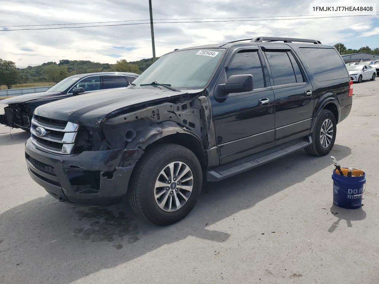 2017 Ford Expedition El Xlt VIN: 1FMJK1JT7HEA48408 Lot: 72029454