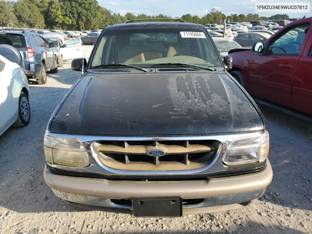 1998 Ford Explorer VIN: 1FMZU34E9WUC07812 Lot: 71745664