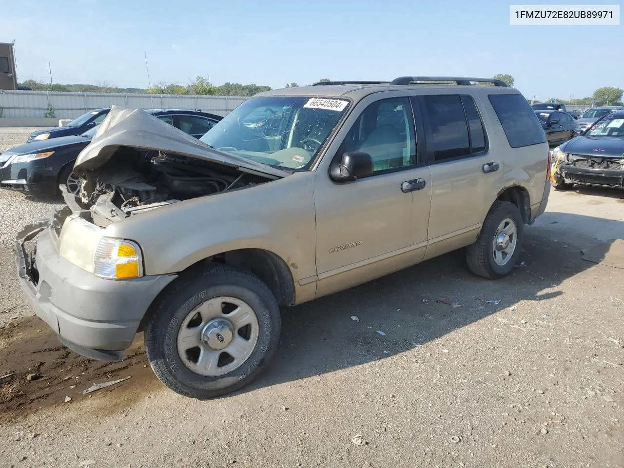 2002 Ford Explorer Xls VIN: 1FMZU72E82UB89971 Lot: 66540504