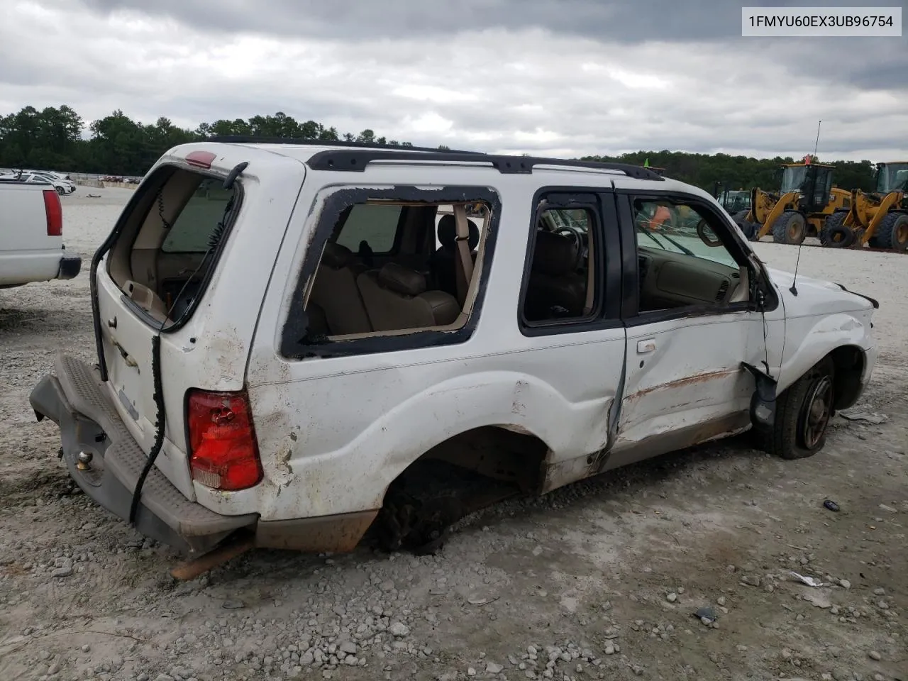 2003 Ford Explorer Sport VIN: 1FMYU60EX3UB96754 Lot: 71924874