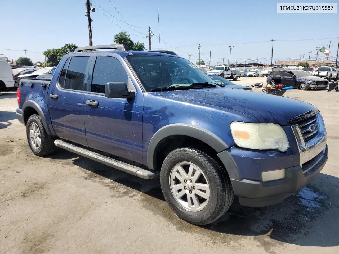 2007 Ford Explorer Sport Trac Xlt VIN: 1FMEU31K27UB19887 Lot: 69610594