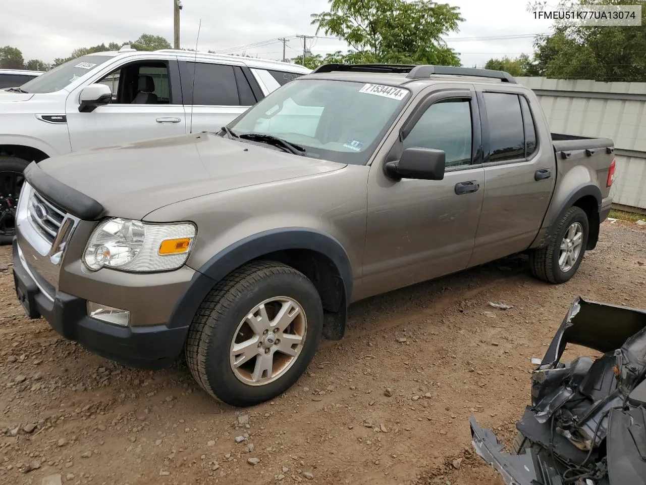 1FMEU51K77UA13074 2007 Ford Explorer Sport Trac Xlt