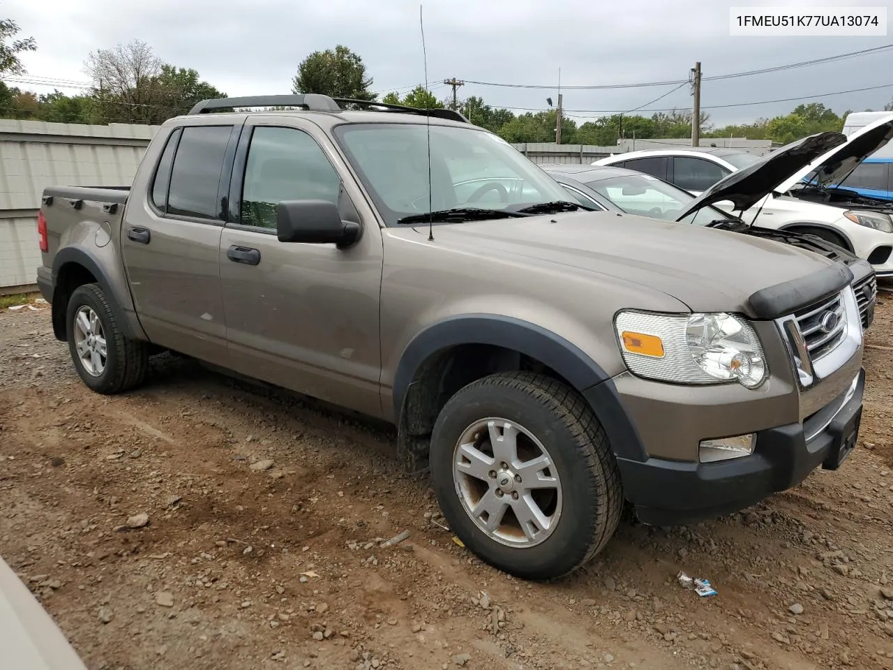 1FMEU51K77UA13074 2007 Ford Explorer Sport Trac Xlt