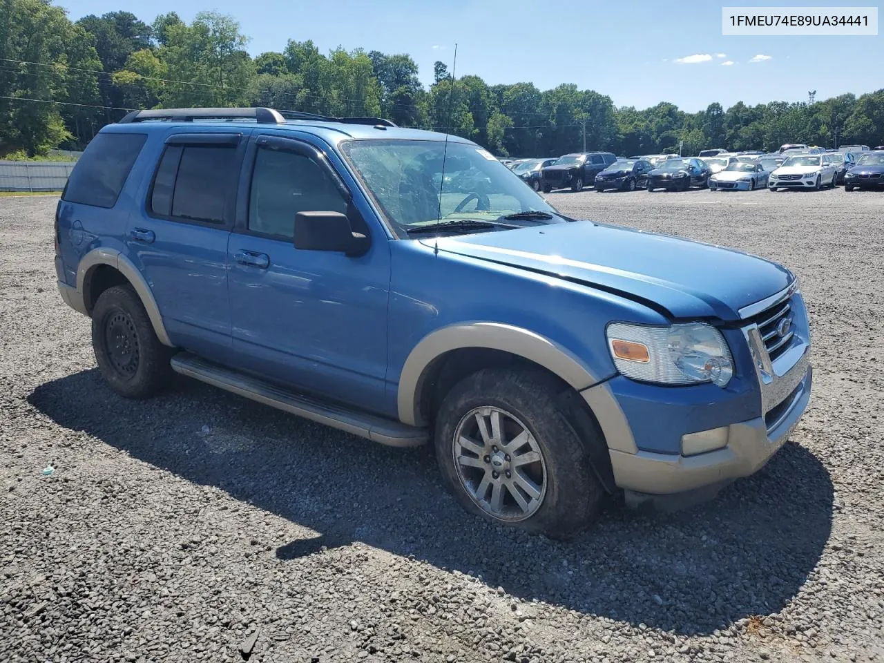 2009 Ford Explorer Eddie Bauer VIN: 1FMEU74E89UA34441 Lot: 62922174