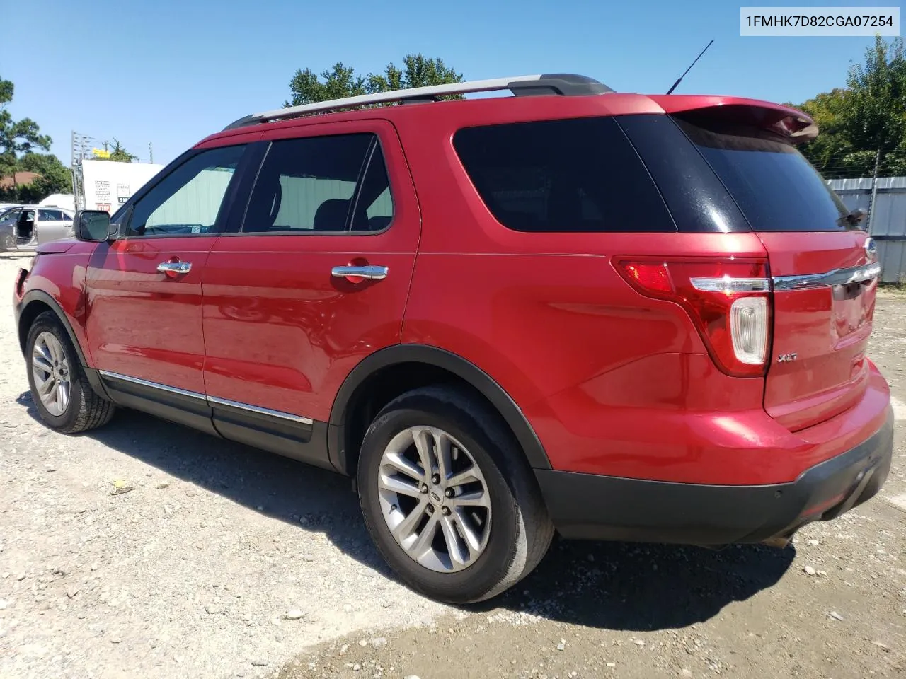 2012 Ford Explorer Xlt VIN: 1FMHK7D82CGA07254 Lot: 70903874