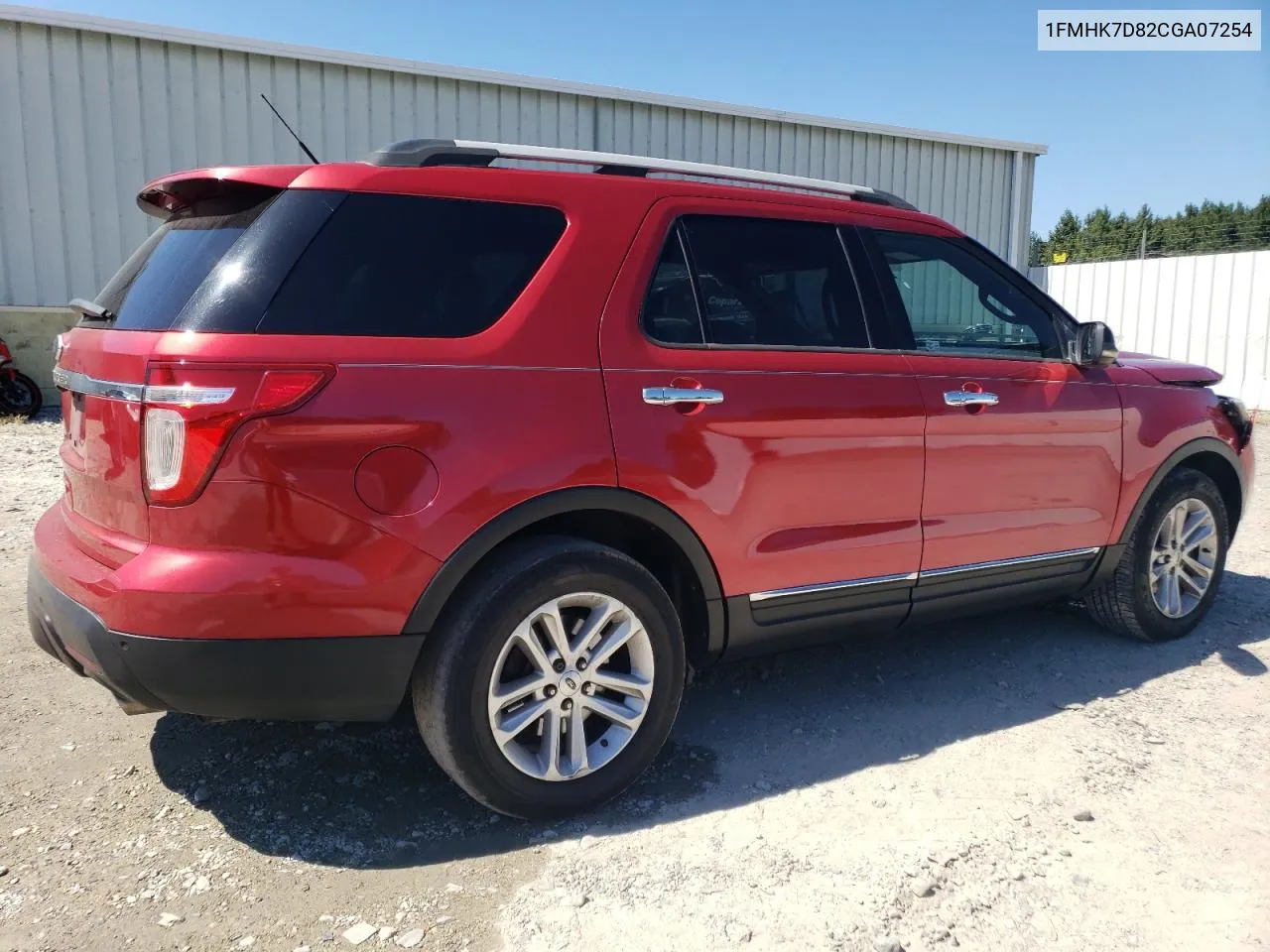 2012 Ford Explorer Xlt VIN: 1FMHK7D82CGA07254 Lot: 70903874