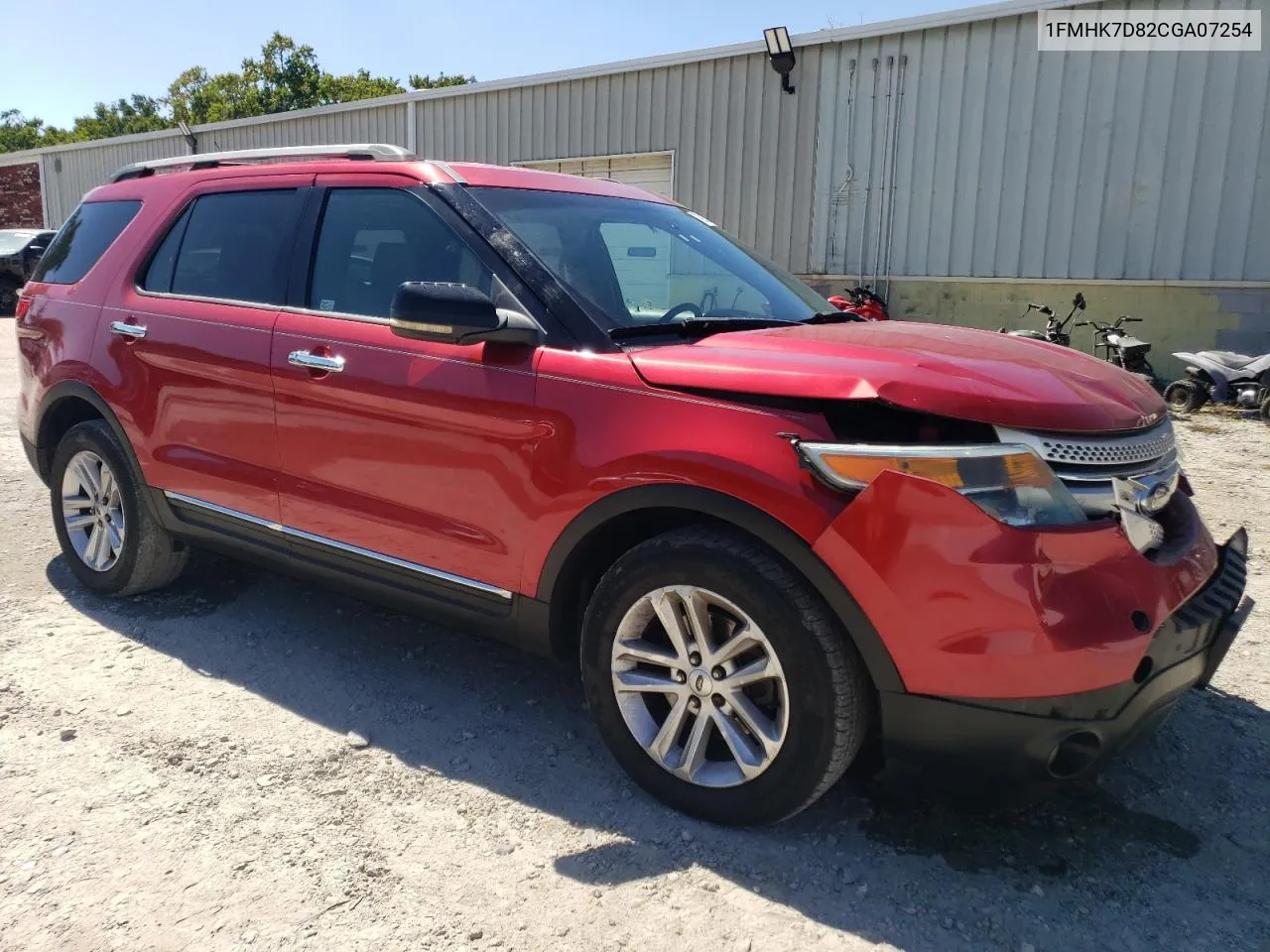 2012 Ford Explorer Xlt VIN: 1FMHK7D82CGA07254 Lot: 70903874