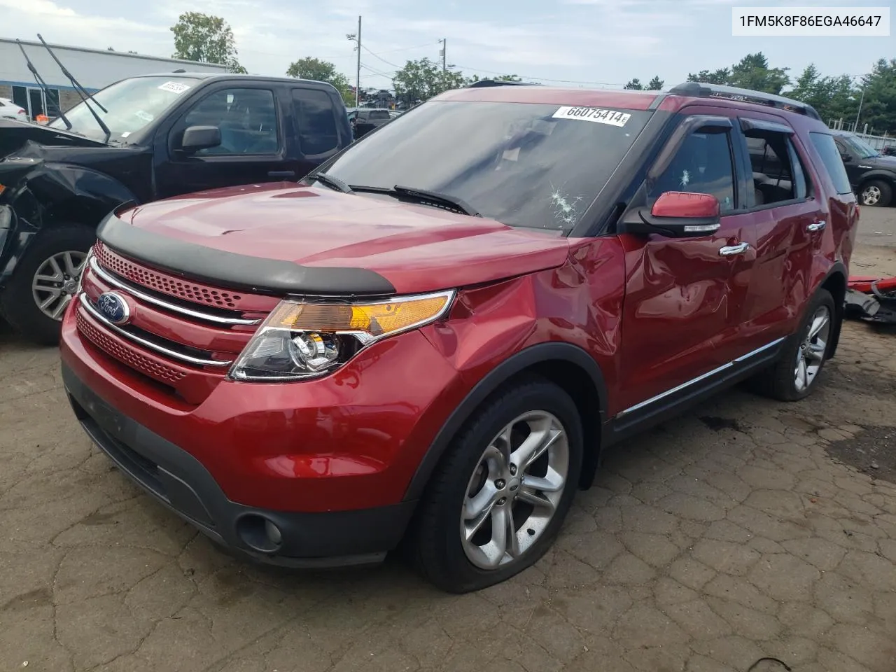 1FM5K8F86EGA46647 2014 Ford Explorer Limited