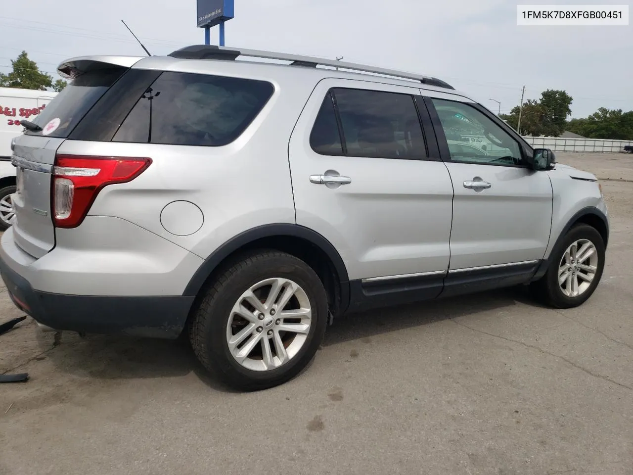 2015 Ford Explorer Xlt VIN: 1FM5K7D8XFGB00451 Lot: 71024304