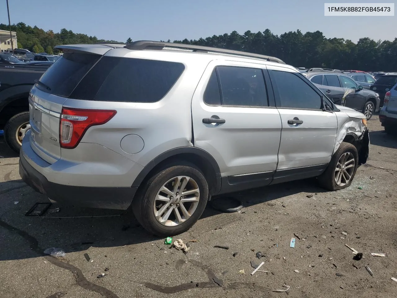 2015 Ford Explorer VIN: 1FM5K8B82FGB45473 Lot: 71198654