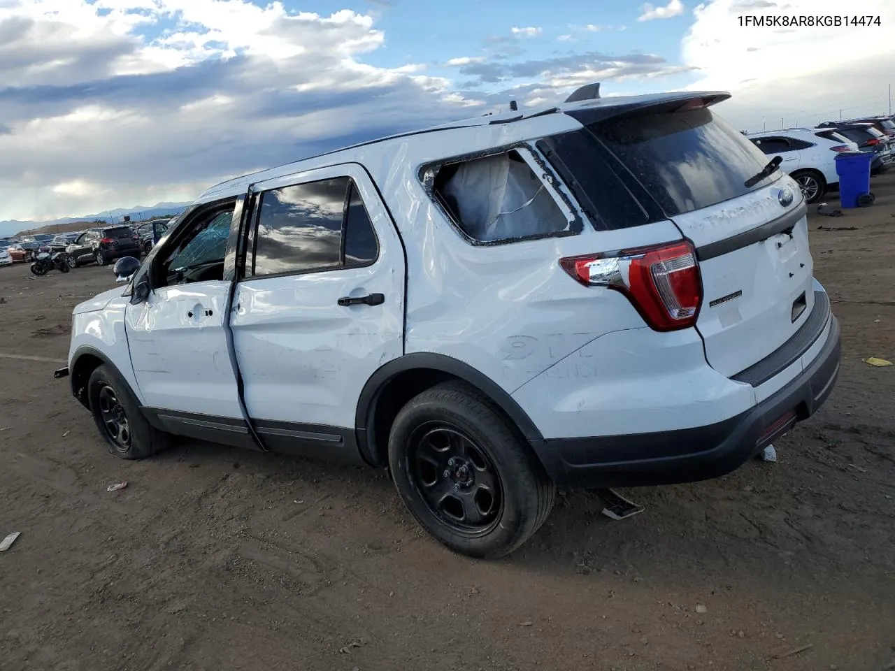 2019 Ford Explorer Police Interceptor VIN: 1FM5K8AR8KGB14474 Lot: 71408974