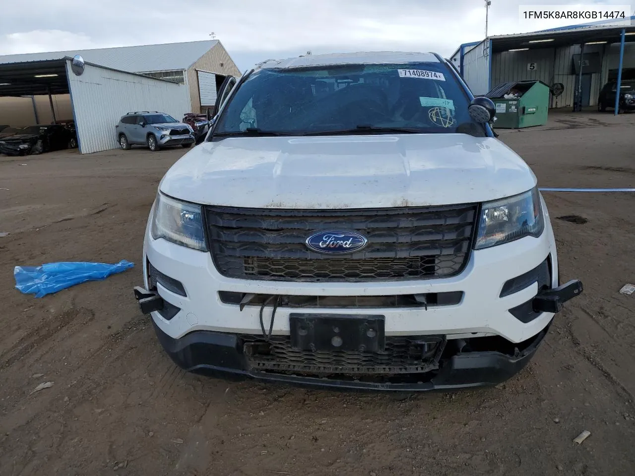 1FM5K8AR8KGB14474 2019 Ford Explorer Police Interceptor