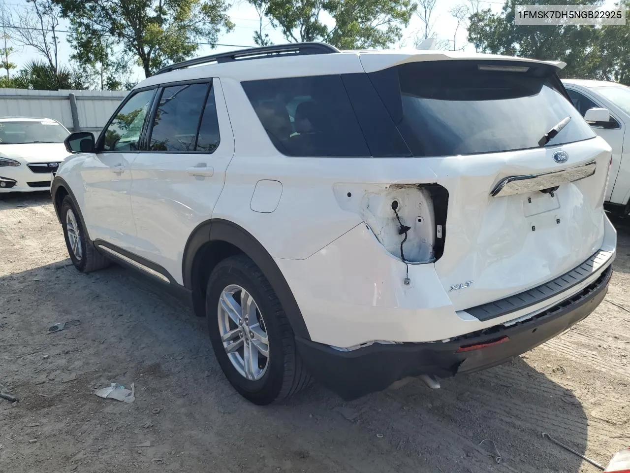 1FMSK7DH5NGB22925 2022 Ford Explorer Xlt