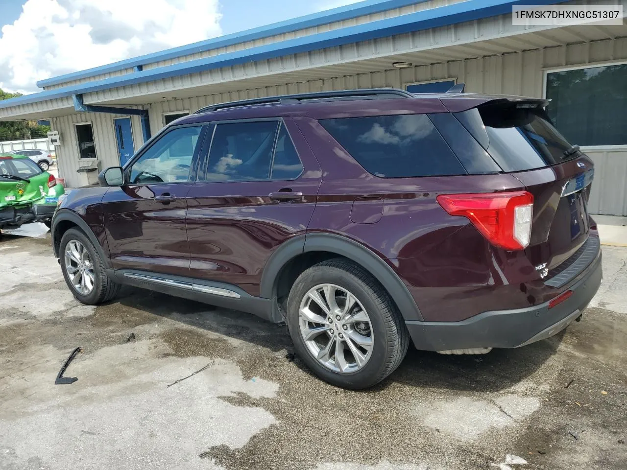 1FMSK7DHXNGC51307 2022 Ford Explorer Xlt