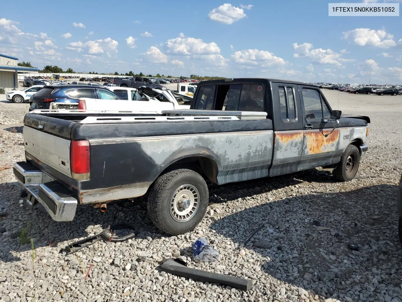 1989 Ford F150 VIN: 1FTEX15N0KKB51052 Lot: 70142074