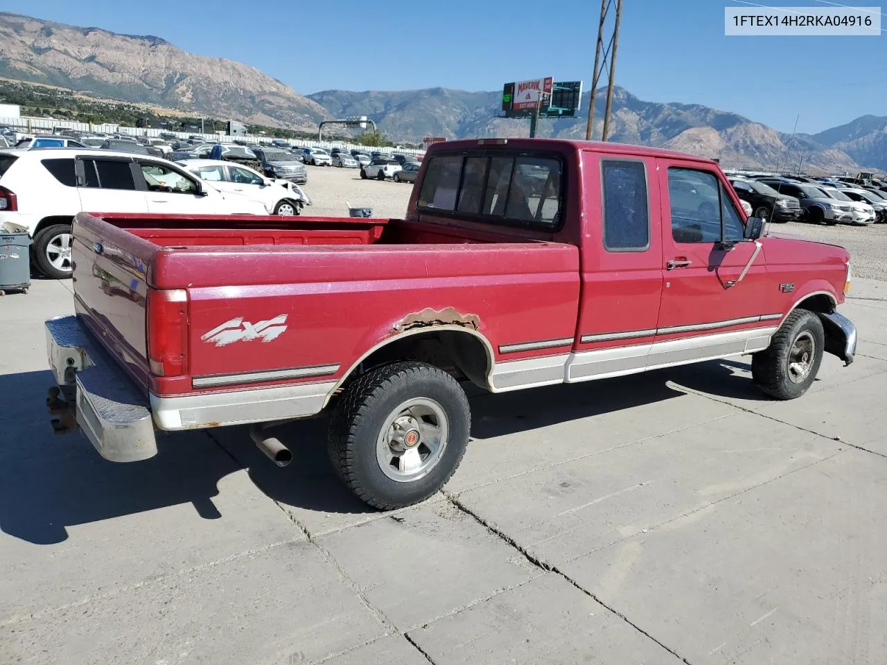 1994 Ford F150 VIN: 1FTEX14H2RKA04916 Lot: 71467544