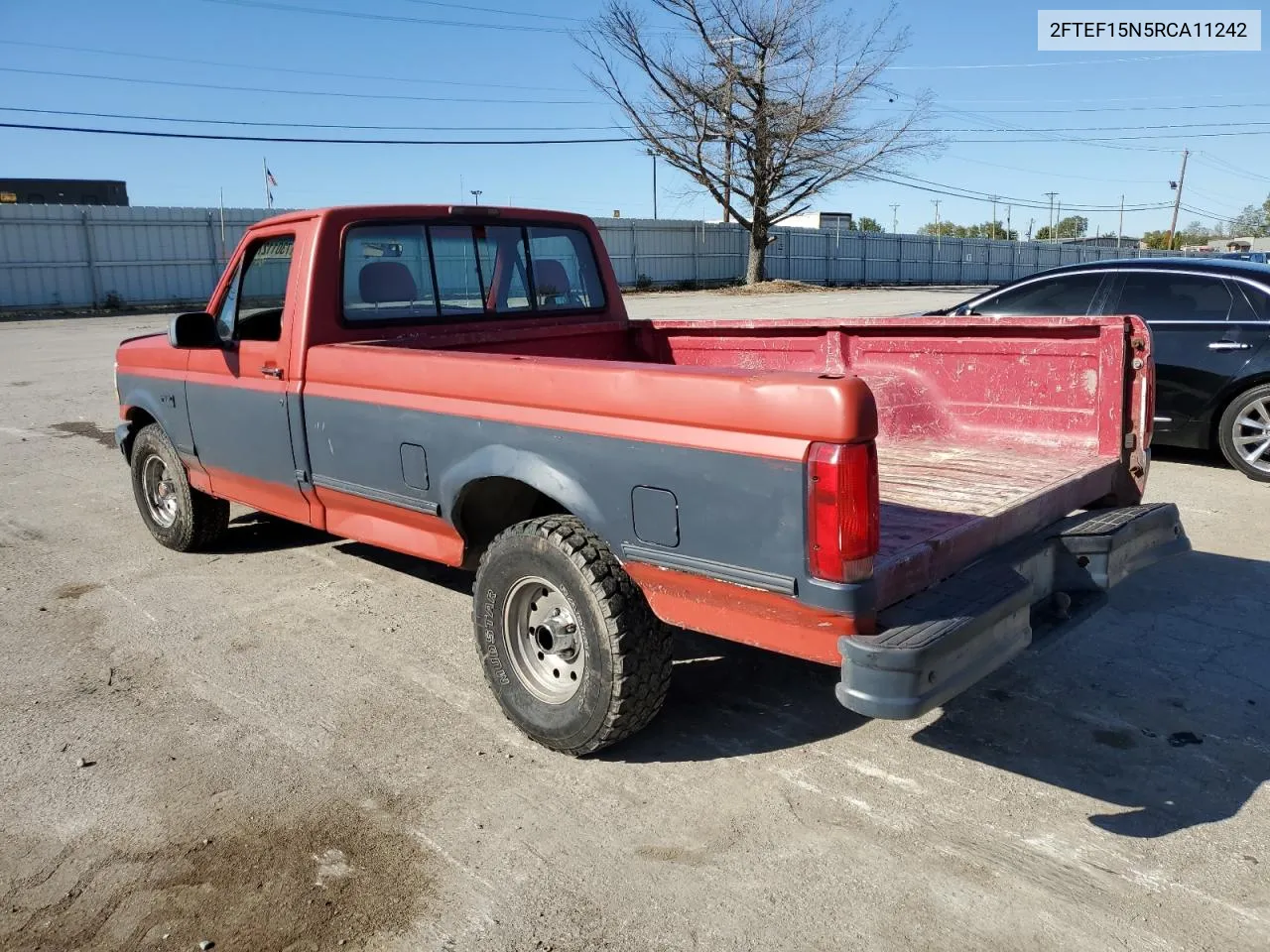 1994 Ford F150 VIN: 2FTEF15N5RCA11242 Lot: 73011273