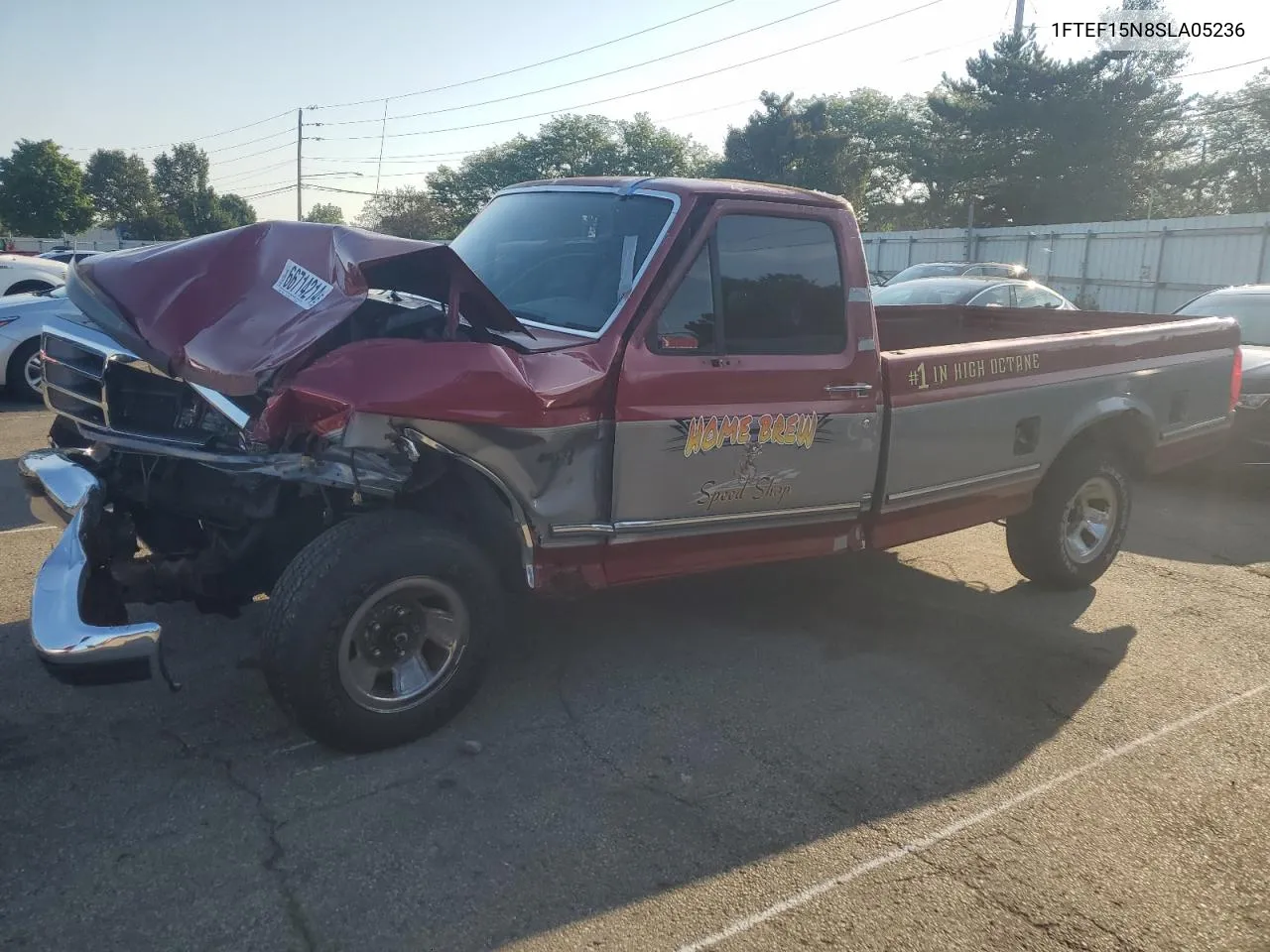 1995 Ford F150 VIN: 1FTEF15N8SLA05236 Lot: 66714214